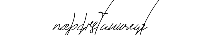 The Fallen Leaf Script Italic Italic Font LOWERCASE