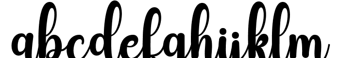 The Family Calligraphy Script Font LOWERCASE