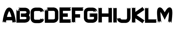 The Fangs Font UPPERCASE