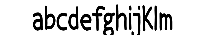 The Flaminggo Font LOWERCASE
