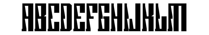 The Flasher Font UPPERCASE