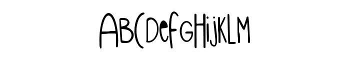 The Flight Font Regular Font LOWERCASE