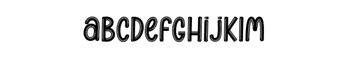 The Flights Font LOWERCASE