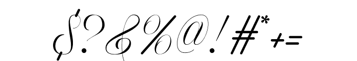 The Flourish Font OTHER CHARS