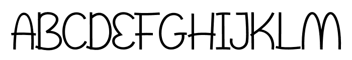 The Foirepha Font UPPERCASE