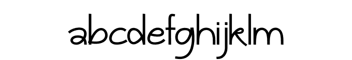 The Foirepha Font LOWERCASE