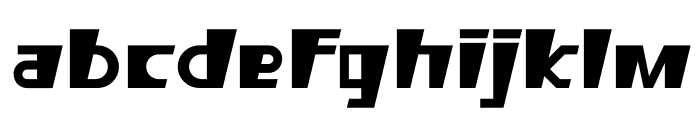 The Fontfuny Font LOWERCASE