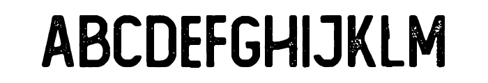 The Foregen Rough One  Font LOWERCASE