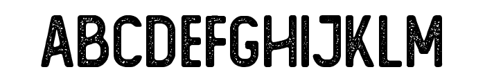 The Foregen Rough Two  Font LOWERCASE