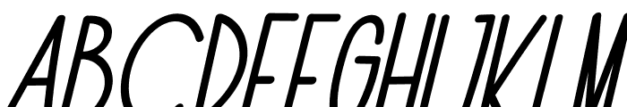 The Fox Office Italic Font UPPERCASE