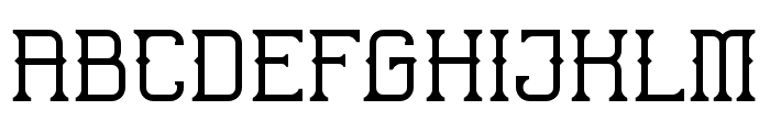 The Fronk Regular Font UPPERCASE