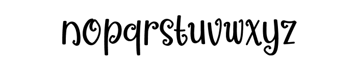 The Funny Ghost Font LOWERCASE