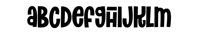 The Funy Time's Regular Font UPPERCASE