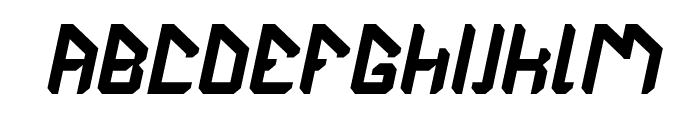 The Futurist Italic Font UPPERCASE