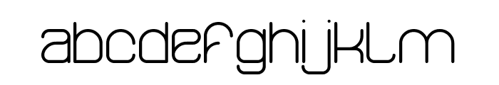 The GREAT ACHIEVER-Light Font LOWERCASE