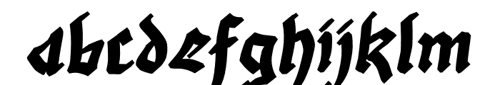 The Gallant Regular Font LOWERCASE
