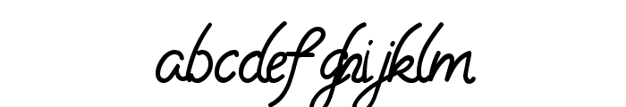 The Gazzete Font LOWERCASE