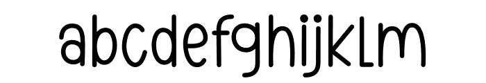 The General Font LOWERCASE