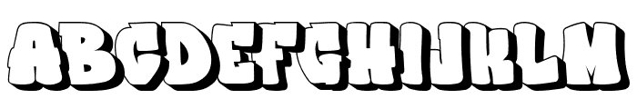 The Giant Monster - Shadow Font LOWERCASE