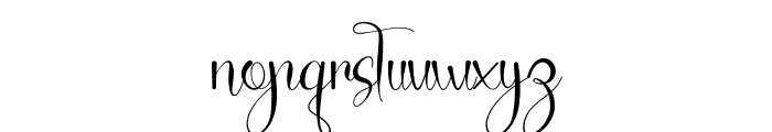 The Girls Font LOWERCASE