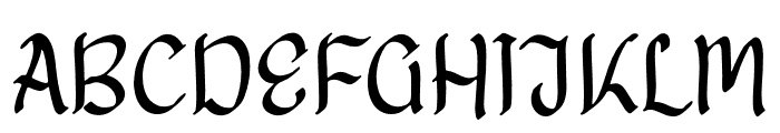 The Gladion Font UPPERCASE