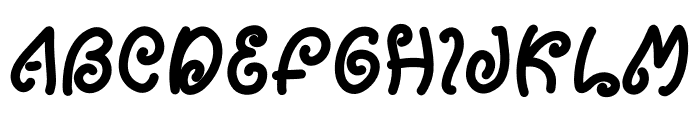 The Gorillaz Font UPPERCASE