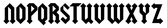 The Gothic Rite Regular Font UPPERCASE