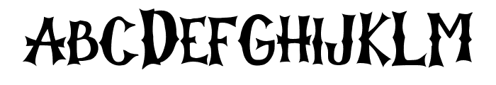 The Graveyard Font LOWERCASE
