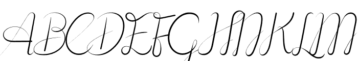 The Greetings Font UPPERCASE