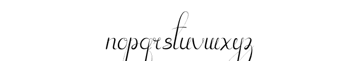 The Greetings Font LOWERCASE