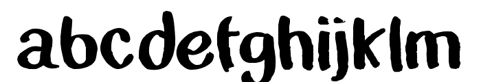 The Grimm Bold Font LOWERCASE