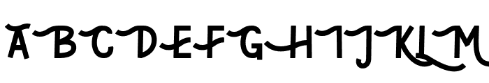 The Growqins Font UPPERCASE