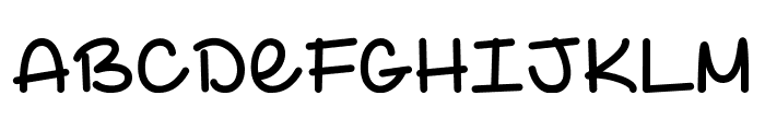 The Happy Giraffe Font UPPERCASE