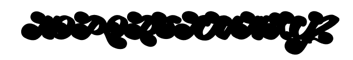 The Hipster extrude Font UPPERCASE