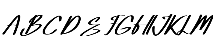 The Hollifate Font UPPERCASE