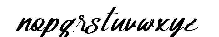 The Hollifate Font LOWERCASE