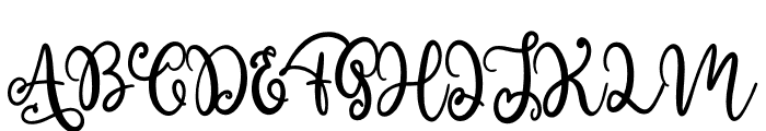 The Holly Merry Font UPPERCASE