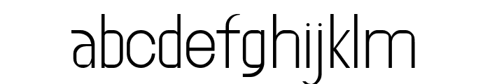 The Honest Light Font LOWERCASE