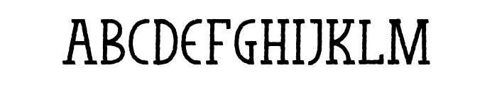 The Horuss Font LOWERCASE