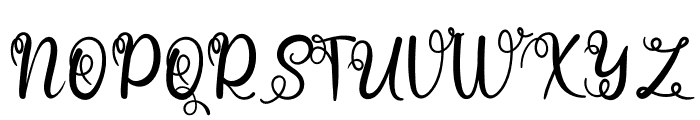 The Hosthin Font UPPERCASE
