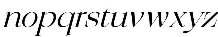 The Hourse Serif Italic Font LOWERCASE