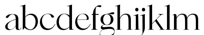 The Hourse Serif Font LOWERCASE