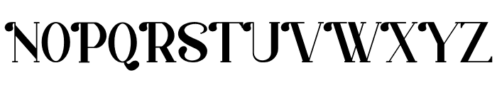 The Hufly Font UPPERCASE