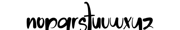 The Hunter Font LOWERCASE