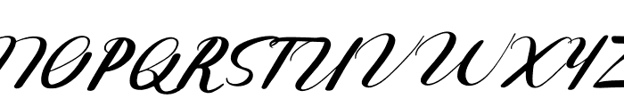 The Joggita Italic Font UPPERCASE