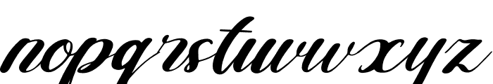 The Joggita Italic Font LOWERCASE