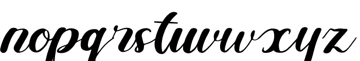 The Joggita Font LOWERCASE