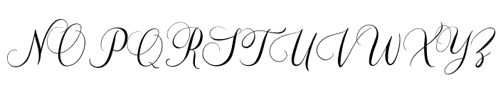 The Julayna Font UPPERCASE