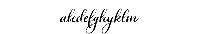 The Julayna Font LOWERCASE