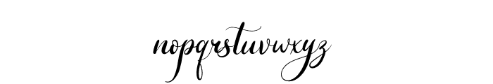 The Julayna Font LOWERCASE